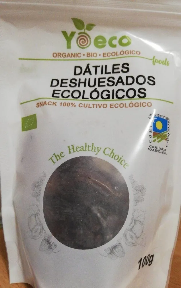 Dátiles deshuesado ecológicos