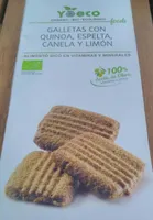 Galletas Con Quinoa, Espelta, Candela y Limón