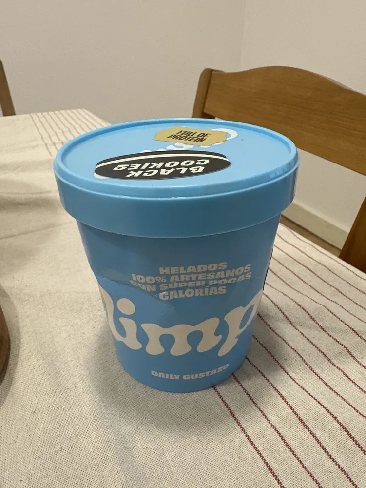 Icecream Protein Black Cookies