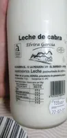 Leche cabra entera pasteurizada