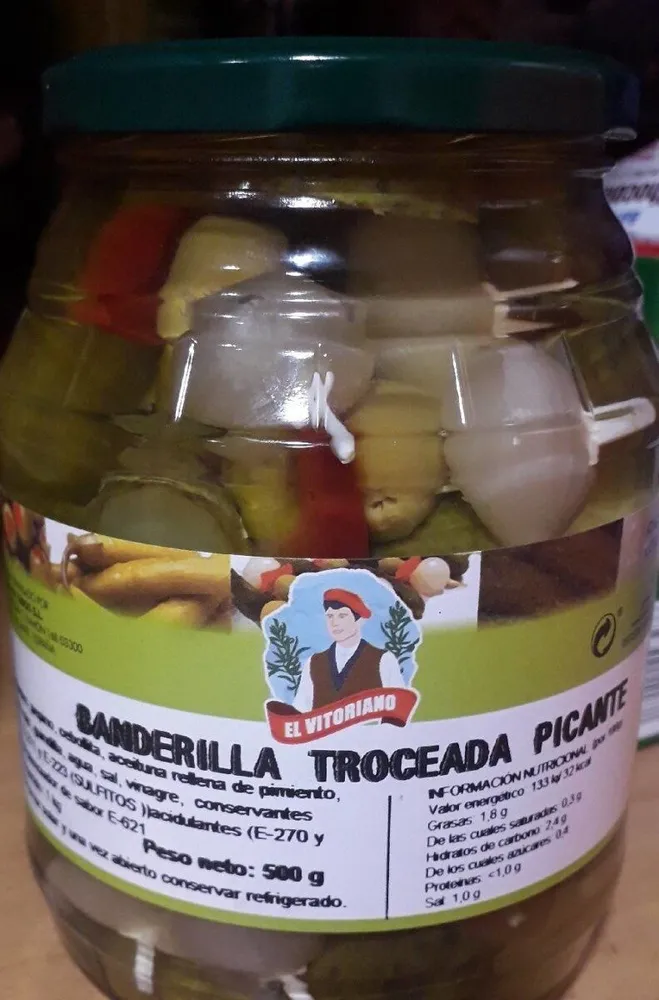 Banderilla troceada picante