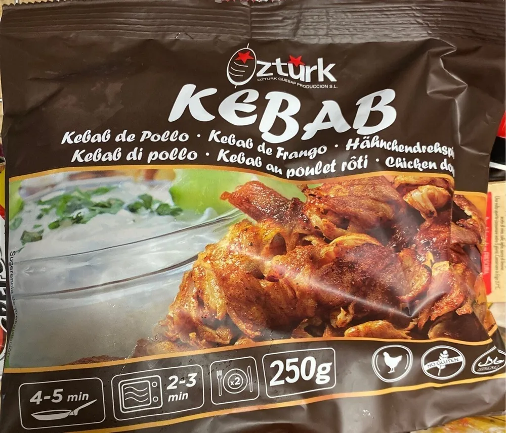 Kebab de pollo