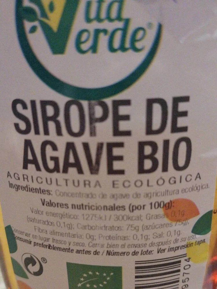 Sirope de agave