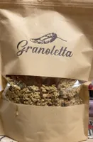 Granola de te matcha y arandanos