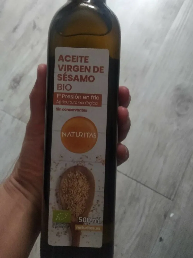 Aceite virgen de sésamo ecológico