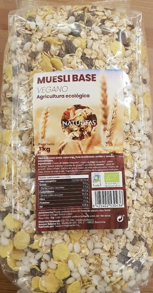 MUESLI BASE VEGANO