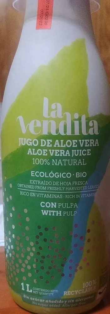 Jugo de aloe vera
