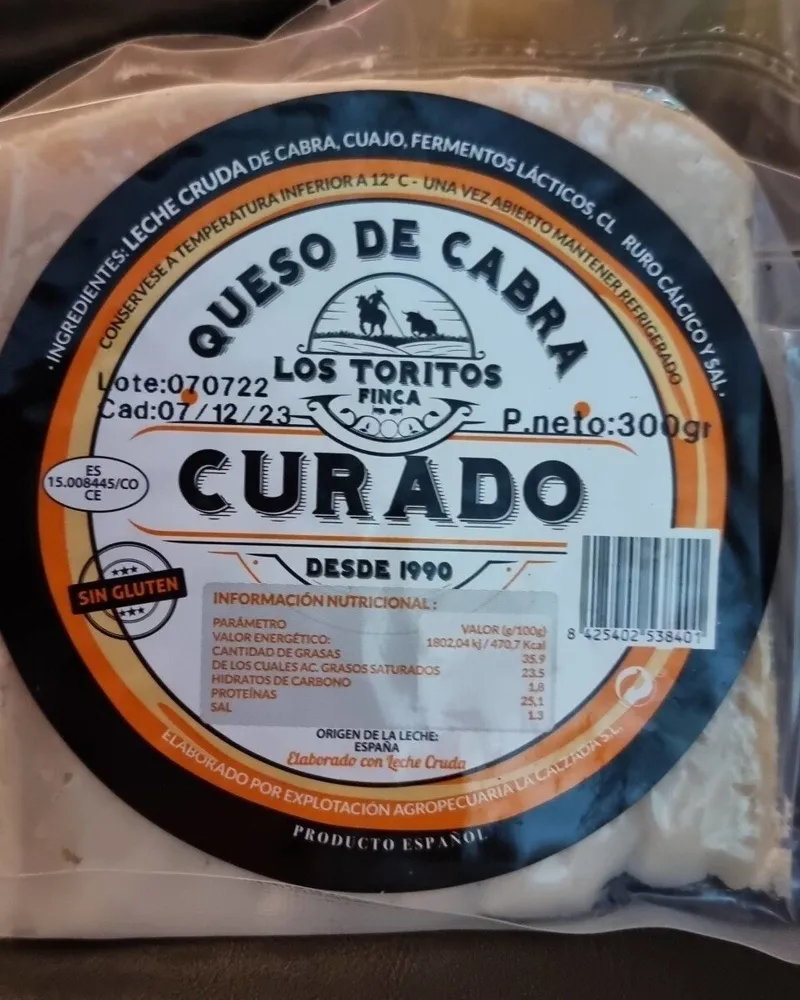 Queso de cabra curado