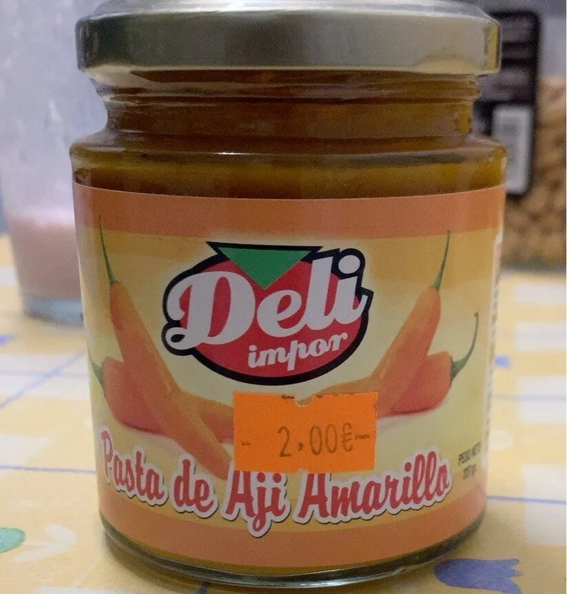 Pasta de aji amarillo