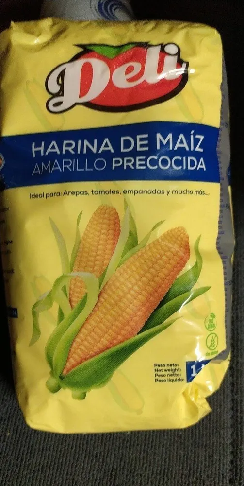 Harina de maiz precocida