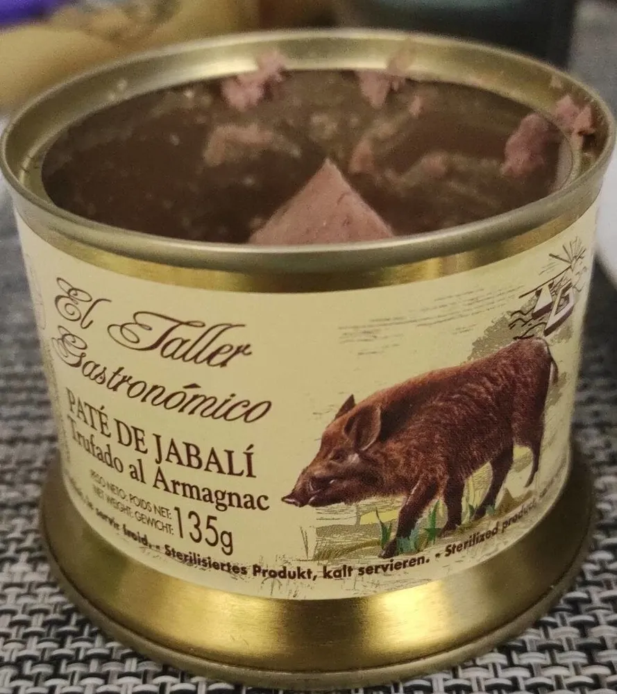 Paté de jabalí