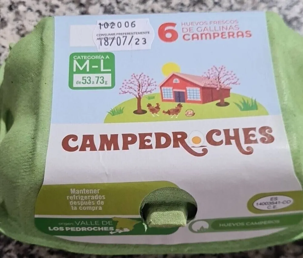 Huevos camperos del Valle de Los Pedroches