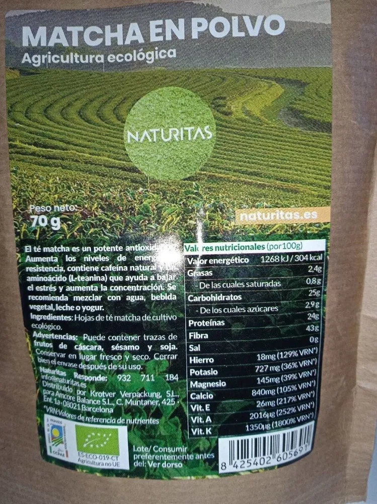 MATCHA EN POLVO