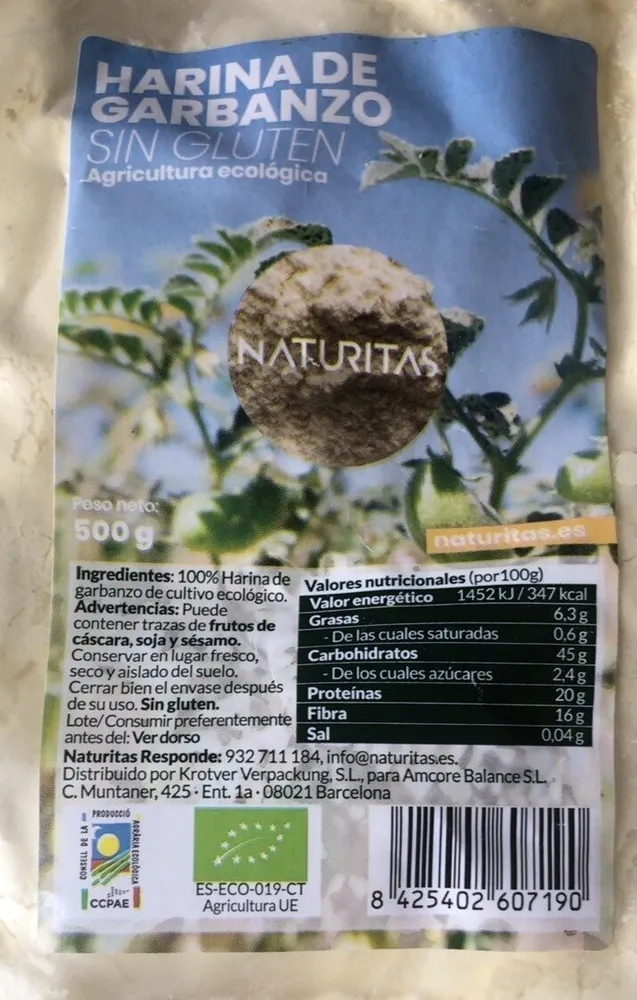 Harina de garbanzo