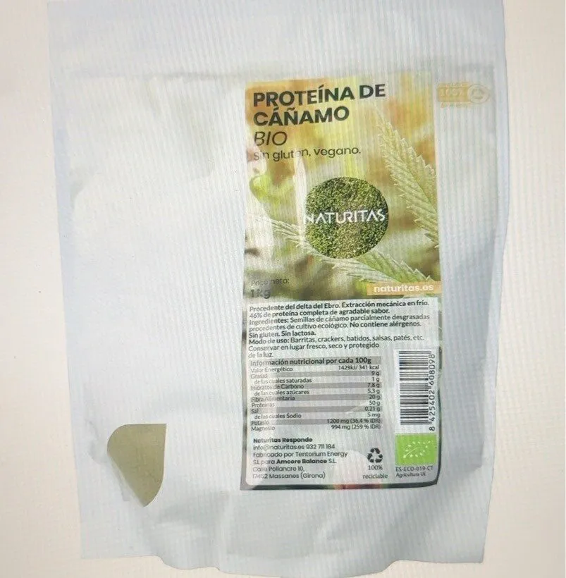 Proteina di canapa bio