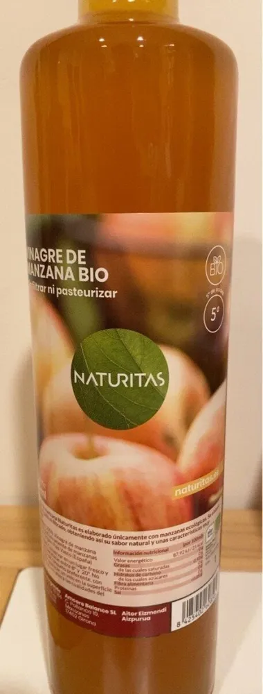 Vinagre de manzana vio
