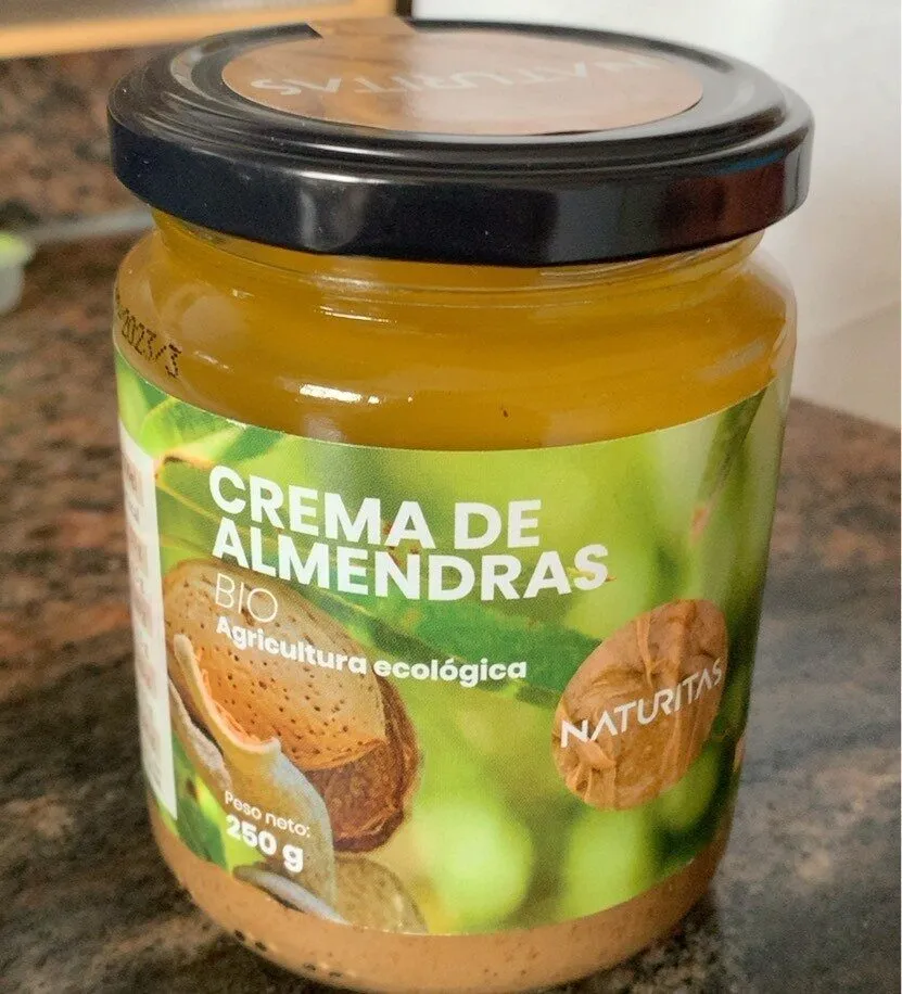 Crema de almendras bio