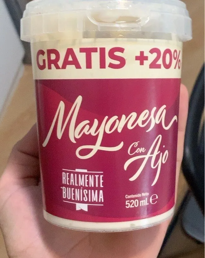 Mayonesa con ajo