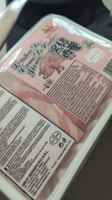 iberico pork slices