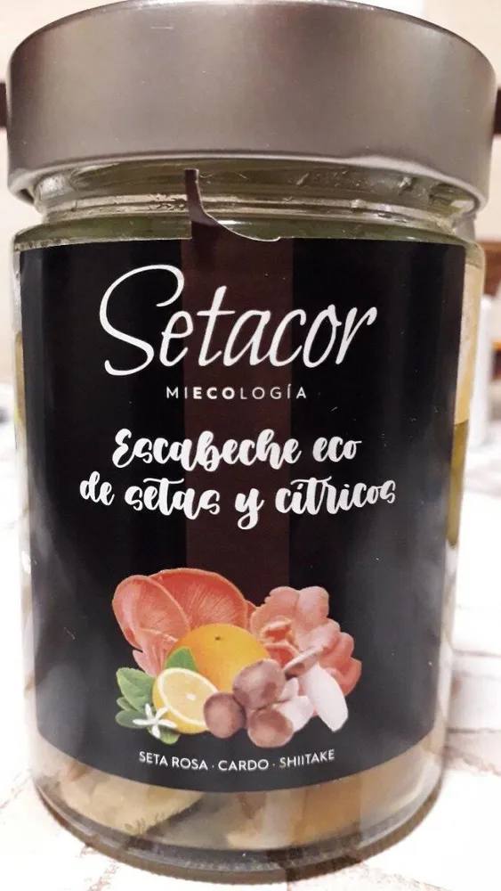 Escabeche eco de setas y cítricos