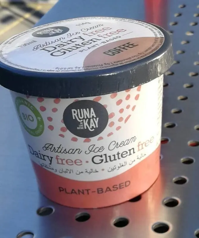 Helado café vegano gluten free