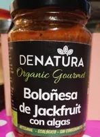 Boloñesa de jackfruit con algas