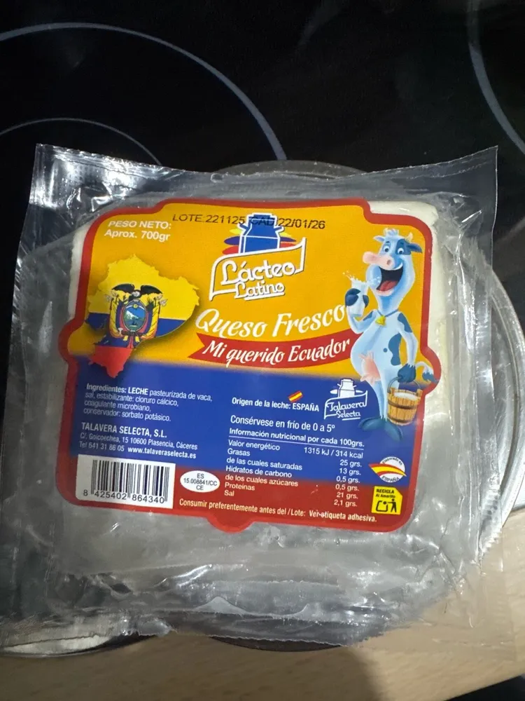 Queso Fresco Mi Querido Ecuador