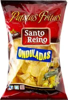 Patatas fritas onduladas con aceite de oliva