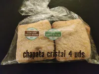 Chapata cristal 4 uds
