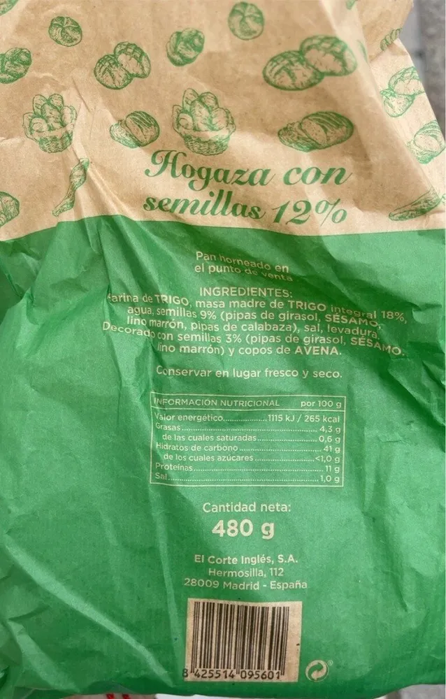 Hogaza con semilla