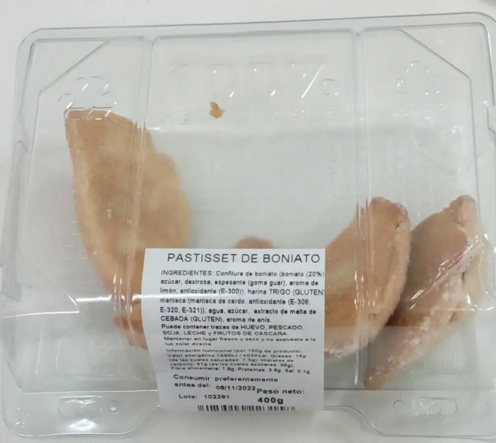 Pasteles de boniato