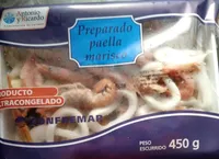Preparado paella marisco