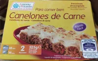 Canelones de carne