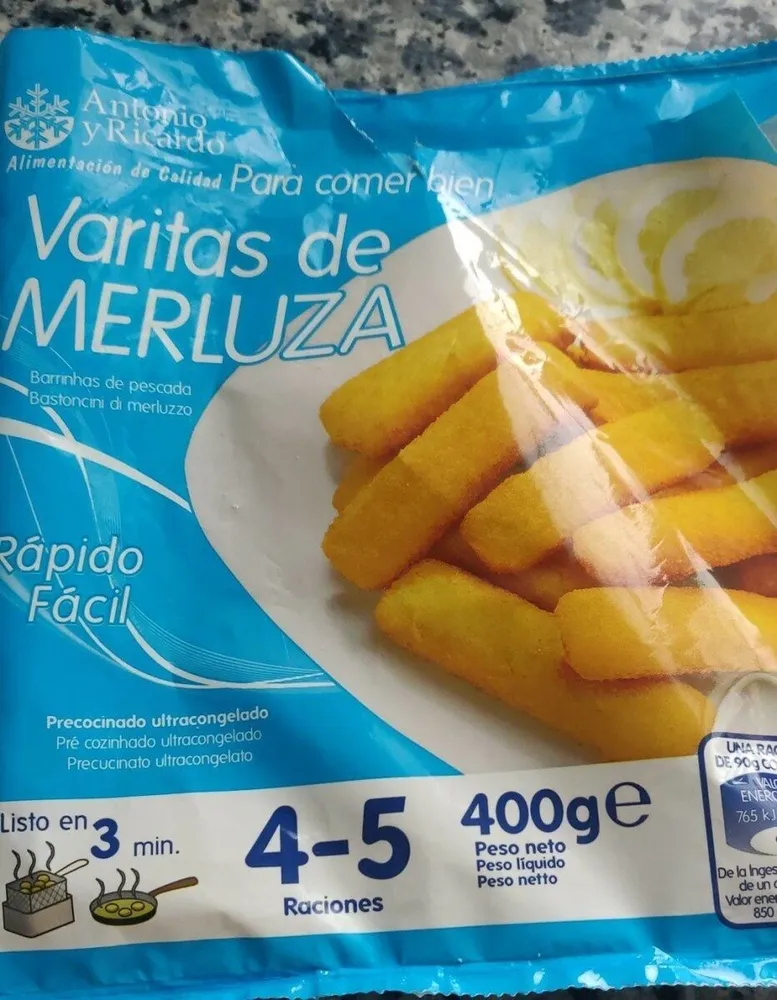 Varitas de merluza