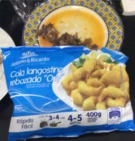 Cola langostino rebozado