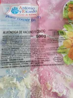 Albóndiga de vacuno y cerdo