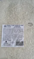 Lasaña de carne congelada