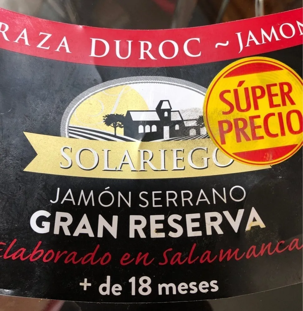 Jamon Serrano Gran Reserva