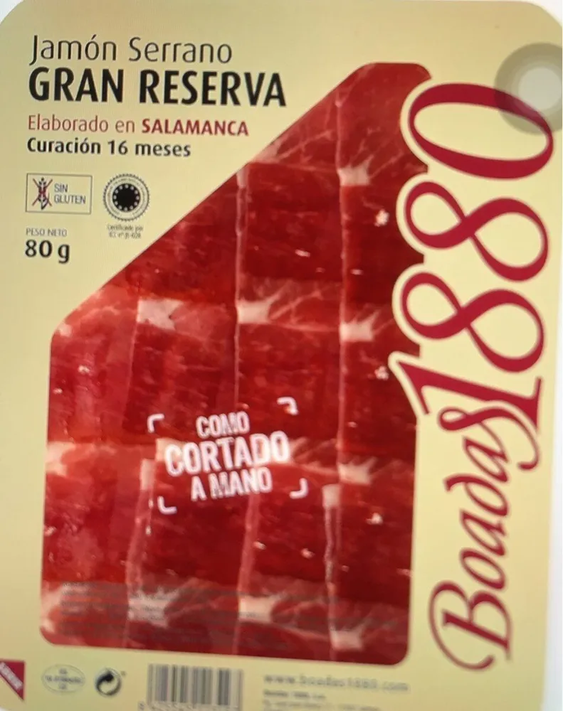Jamón serrano Gran reserva