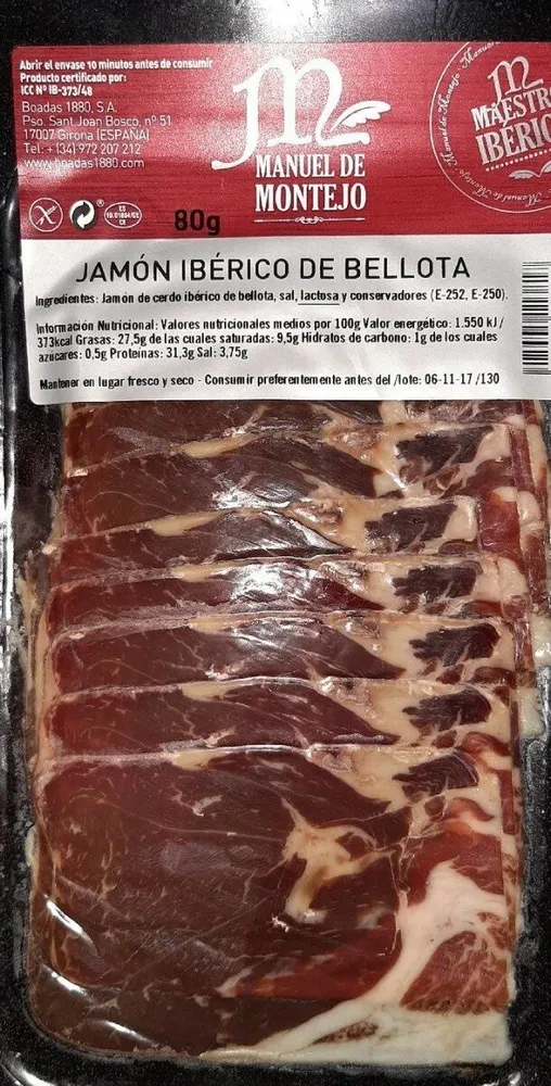 Jamón ibérico de bellota