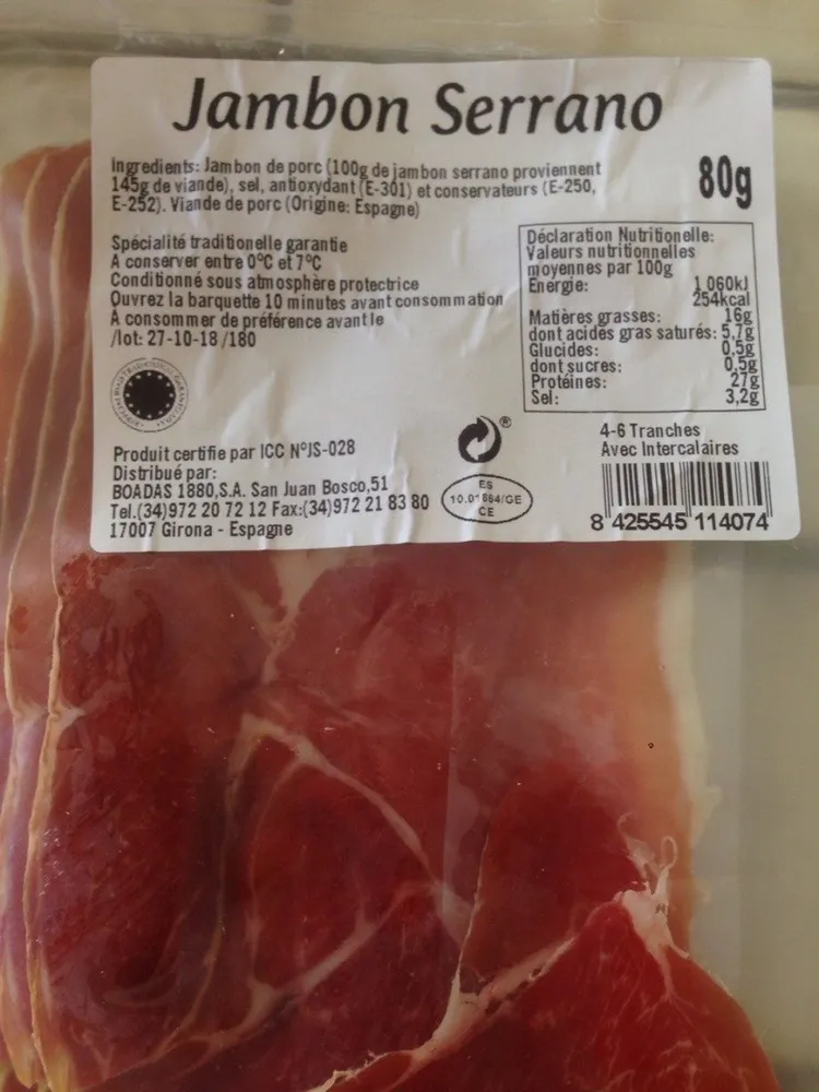 Jambon Serrano