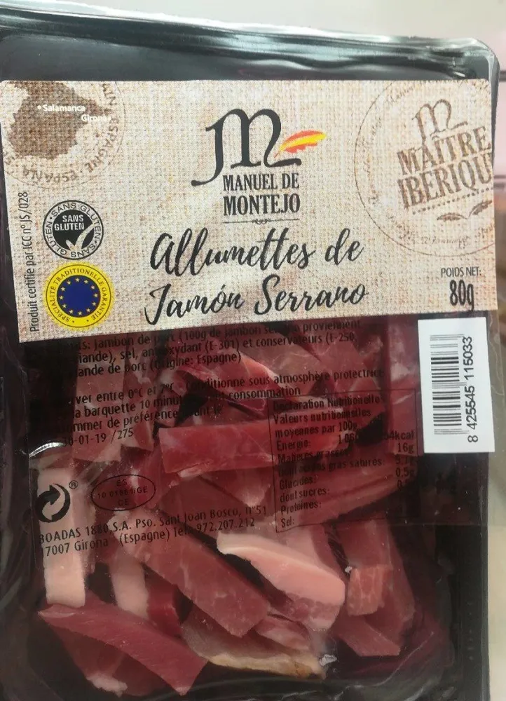 Allumettes de Jamon Serano