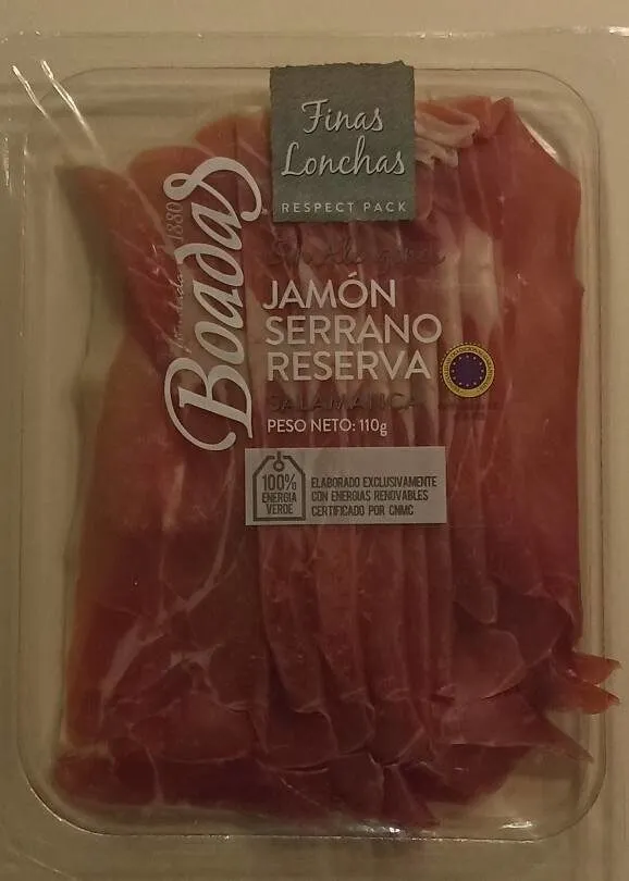 Jamón serrano reserva