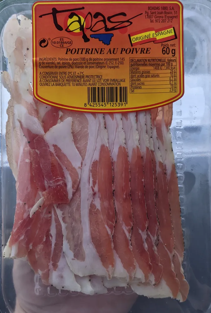 Poitrine au poivre