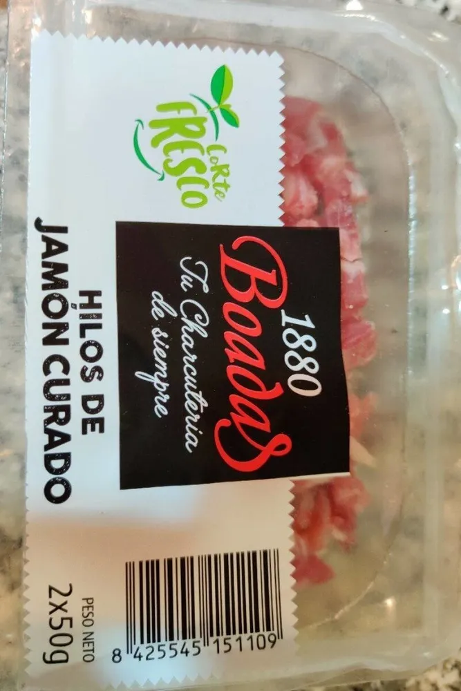 Hilos de jamón curado