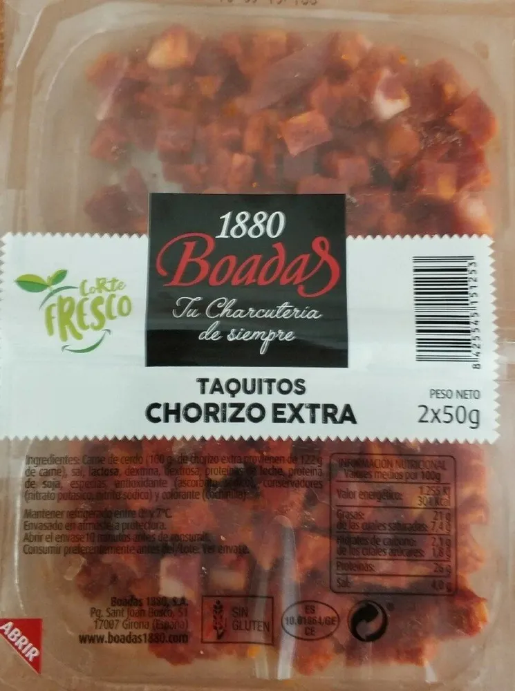 Taquitos chorizo extra