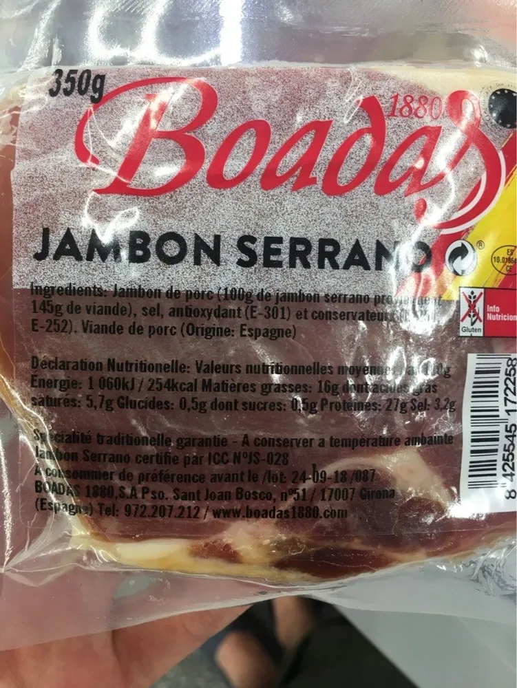 Jambon serrano