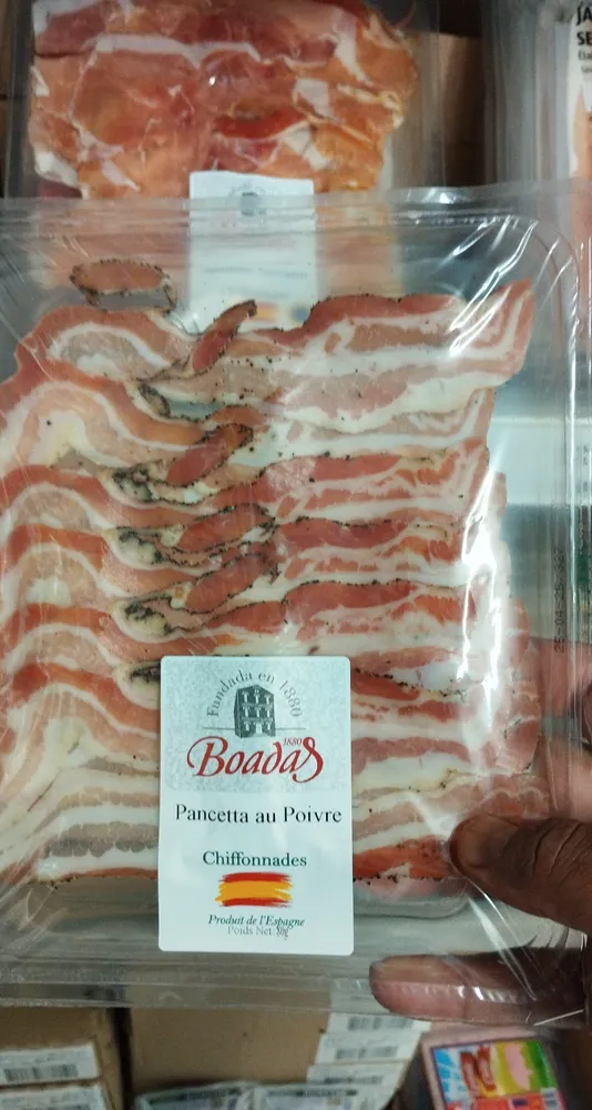 pancetta au poivre