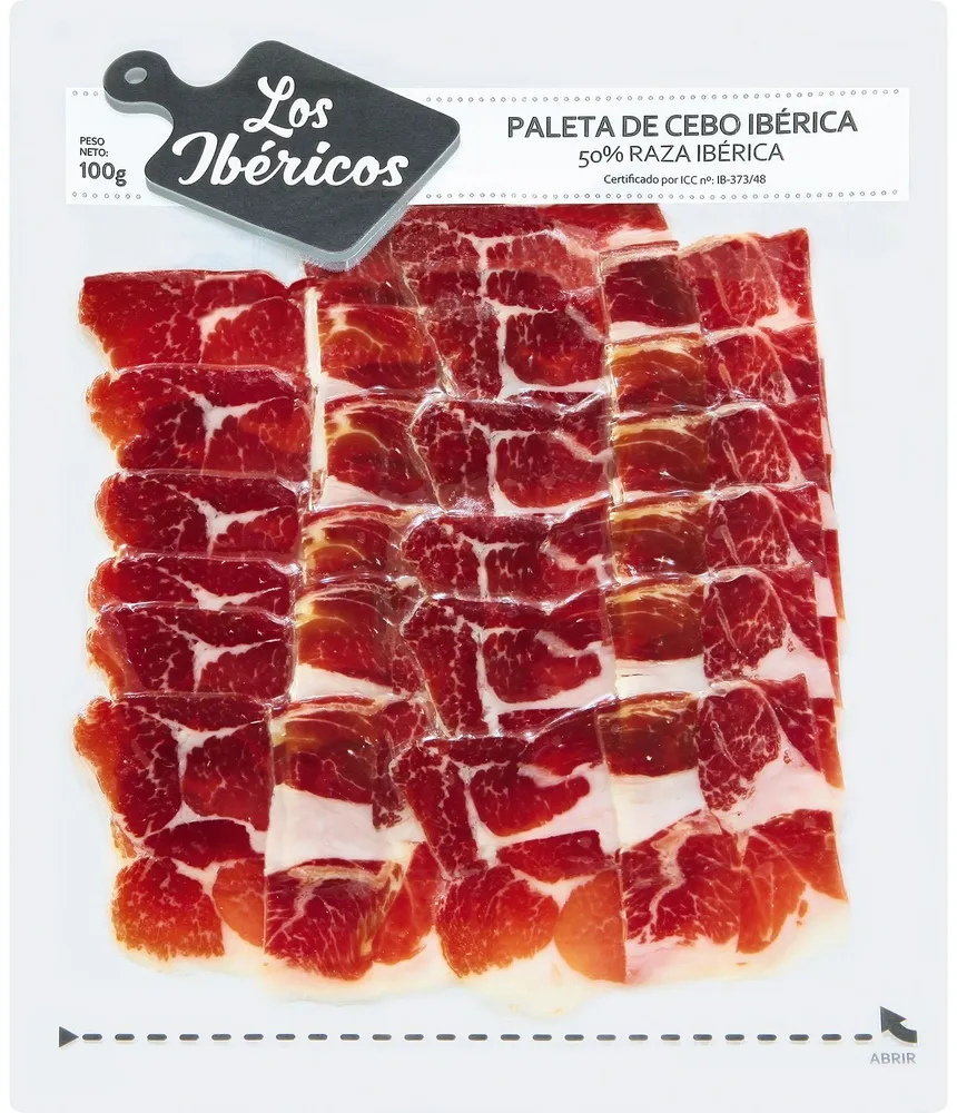 Paleta de cebo ibérica