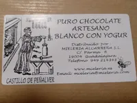 Puro chocolate artesano blanco con yogur